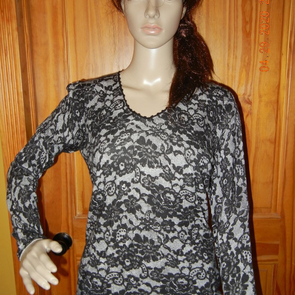 Vintage Casual Party Date Work Floral Top sz L (wt51) - Picture 13 of 13